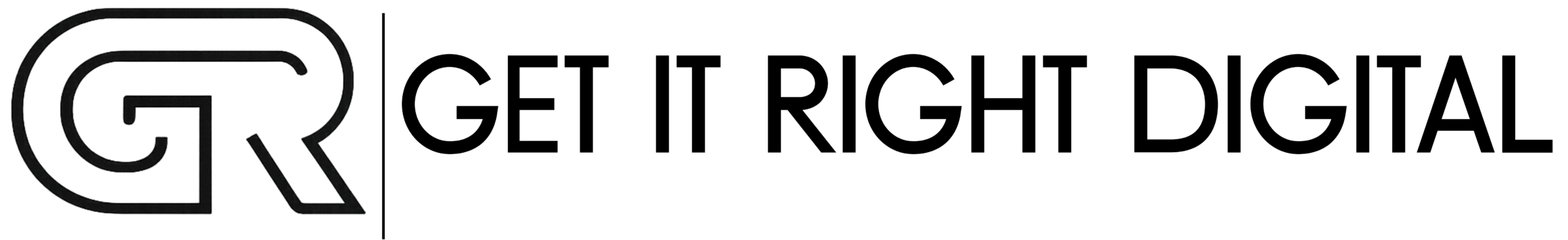 Get It Right Digital homepage banner representing digital strategy, SEO, GEO, analytics and business growth landscape